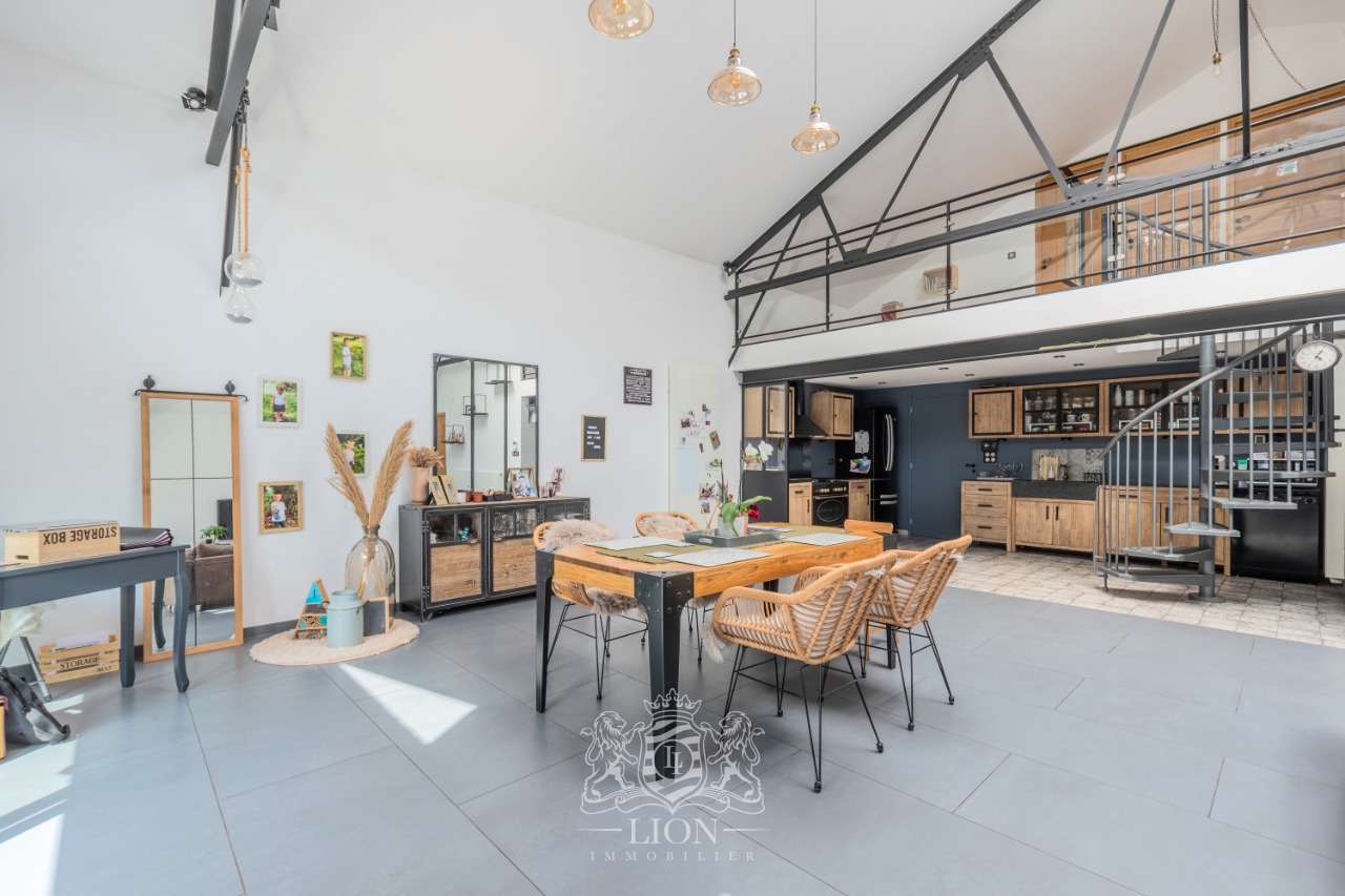 Maison type loft 4 chambres garage et jardin Photo 3 - Le Lion Immobilier