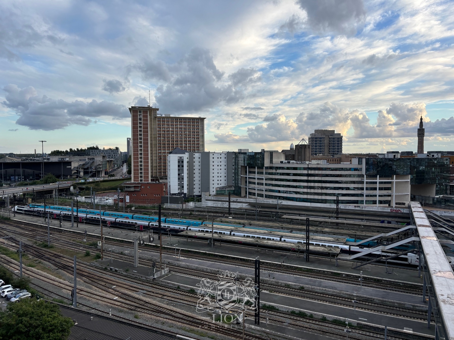 Euralille vue incroyable pour ce type 2 avec parking Photo 3 - Le Lion Immobilier